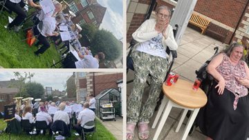 Ferryhill care home Residents enjoy a fantastic performance